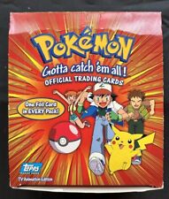 1999 Topps Pokemon TV Animation Edition Empty Box Only picture