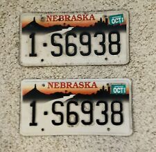 Vintage NEBRASKA IOWA LICENSE PLATES- Lot Of 4 Plates Expired  2009 and 1999 picture