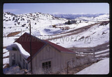 Orig 1969 35mm SLIDE Snowy View Overlooking Houses in Virginia City NV picture