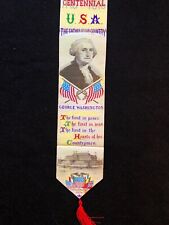 1876 Centennial Celebration Commemorative Ribbon With George Washington picture