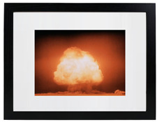 Trinity Test Nuclear Device Detonation Oppenheimer Matted & Framed Picture Photo picture