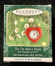 The Tin Man's Heart Hallmark Miniature 1999 Ornament Wizard of Oz Wonders EUC picture