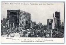 c1905 Hotel Hamilton Flood Building O'Farrell San Francisco California Postcard picture