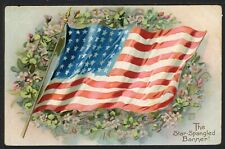 Older Fourth of July Star-Spangled Banner Flag Embossed Vintage Tuck's Postcard picture