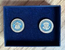 President George W. Bush Oval Office Blue Cufflinks - Presidential Seal picture