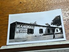 Vintage Photograph Ramona's Marriage Place San Diego, CA Circa 1930s picture