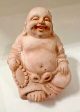 Vintage Happy Man Statue Figurine Sitting Smiling Pottery Art 4