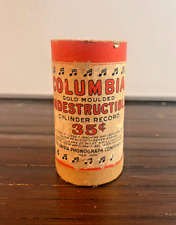 Indestructible COLUMBIA Phono Cylinder Record #698 Band Come on Down Town Waltz picture