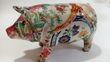 Vintage Eclectic Decorative Art Pig H 4