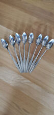 MCM Reed And Barton “Etude” Set of 8 Stainless Ice Tea Spoons picture