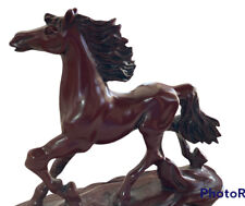 Red & Black Equine Equestrian Horse Resin Figurine picture