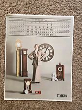 Vintage Timken Calendar January 1971 picture