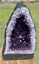 Amethyst Grade Geode Crystal Decor 29 Pounds 15 1/2” Tall Cathedral Tower picture