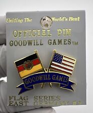 Vintage 1990 Goodwill Games East Germany Pin. Flag Series #9 picture