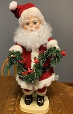 Vtng K-mart Trim A Home animated Santa Claus With Tag Super Cute 24