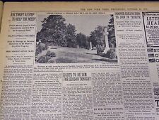 1931 OCTOBER 21 NEW YORK TIMES - EDISON BURIAL TONIGHT - NT 4142 picture