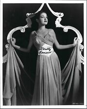 Vintage Dorothy Lamour 8 x 10 Glossy Celebrity Publicity Glamour Photo, SIGNED picture