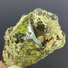 Garnet In Epidote Crystal Hebei Province CHINA 35g picture