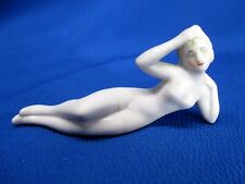 GERMAN PORCELAIN SMALL NUMD BATHING BEAUTY FIGURINE picture
