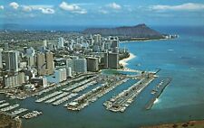 Postcard HI Wakiki Aerial View New Apartments & Hotels 1984 Vintage PC J239 picture