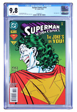 Action Comics #714 Classic Joker Cover CGC NM/MT 9.8 White Pages 4398668013 picture