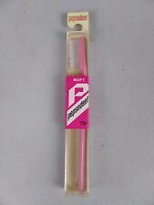 Vintage NOS Pepsodent Adult Toothbrush Soft Bristle Pink SEALED picture
