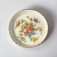 Vintage Minton Marlow English Bone China Trinket Jewelry Dish Tray 4.75” Floral picture