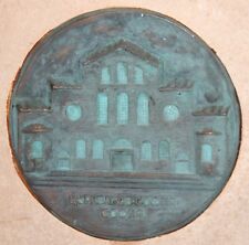 Vintage bronze Saint Sofia church wall decor souvenir plaque  picture