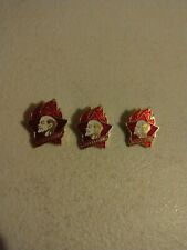 ✅ Lot Of 3 Soviet Russian Lenin Pioneer Pins Badges Awards picture