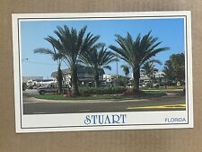 Postcard Stuart FL Florida Downtown Confusion Corner Vintage PC picture