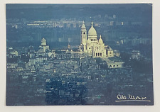 Perspective on Montmartre and the Sacré-Coeur Paris France Postcard Aerial View picture