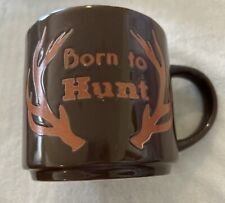 BORN TO HUNT Bass Pro Shops Coffee Tea Mug 16oz Hunters Cabin Core Outdoorsy picture