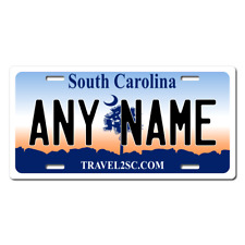 Personalized South Carolina License Plate for Bicycles, Kid's Bikes & Cars Ver 1 picture