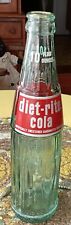 Vintage Diet Rite Cola Green Glass Bottle, Original picture