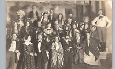 HISTORICAL COSTUME PLAY yonkers ny real photo postcard rppc new york history picture