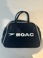 Vintage British Airways BOAC Airline Travel Cabin Bag picture