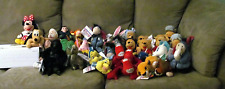 * CLEAN NEW * Lot of Disney Bean Bag Plush * 30+ Pieces * all tagged  *  LOOK IN picture