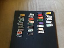 Vintage DAV Mini License Plate 1940s-1970s  Illinois Ident-O-Tag Lot Of 29 picture