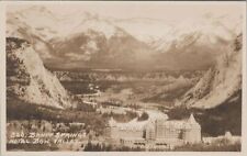 RPPC Postcard Banff Springs Hotel Bow Valley Canada  picture