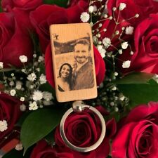 Personalized Engraved Photo Keychain (Picture Editing Included) picture