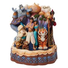 Disney Traditions by Jim Shore Aladdin Characters Carved by Heart Figurine, 7... picture