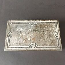 Vintage Art Nouveau Silver Crest Sterling Decorated Hammered Bronze Box 1920/30s picture