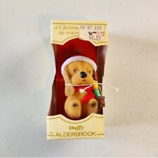 Vintage Christmas Tree Ornament Critter Sitter Duffy Santa Hound Dog Puppy Box picture