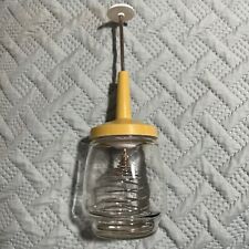 Vintage Federal Housewares Chicago Egg Beater yellow/glass measure picture