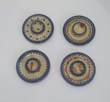 Polish Pottery Egg Cups Set Of 4 picture
