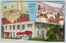 Postcard Nashville, Tennessee, TN, Allen Hotel Multiview  A420 picture