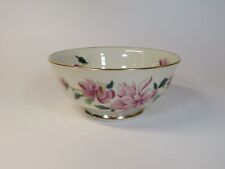 Lenox Bowl Pink Flowers Barrington Collection Made in USA 5.25
