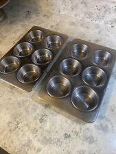 Revere Ware muffin pan Set Of 2 vintage Stainless Steel picture