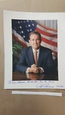 Pat Buchanan Autographed Photo 8x10 Politics Politician signed picture