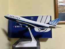 1/200 UA United Airlines Boeing B747-400 Airplane Model - with 